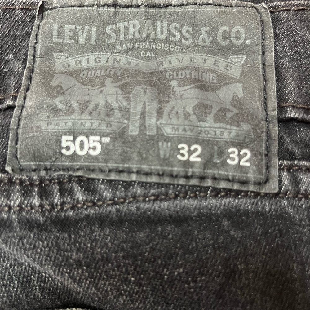 Levi’s 505 Black Jeans